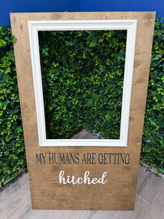 "PET" welcome wedding sign