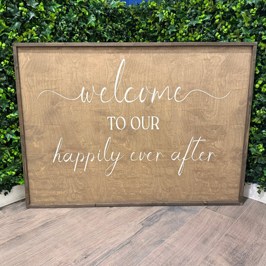 Welcome to our happily ever after